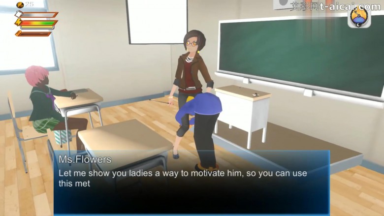 图片[1]-3D游戏动画-奴隶校园！被女生和老师当狗玩弄的校园生活RPG！O-200831-11-绳艺资料库