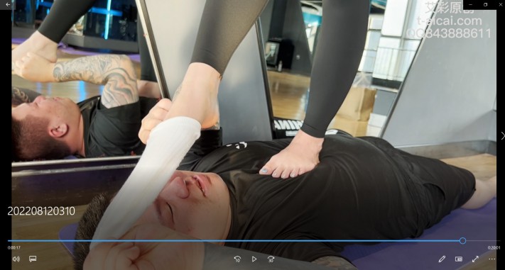 图片[3]-白袜美女教练健身房的残酷制服训练 YC-230415-2-绳艺资料库